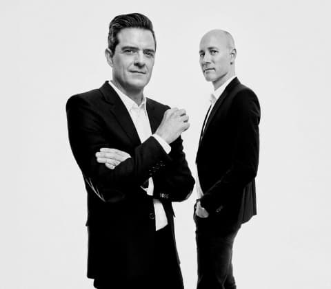 A portrait of BassamFellows: Scott Fellows and Craig Bassam