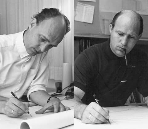 A portrait of Jorgen Kastholm & Preben Fabricius